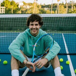 David Dobrik Sweatshirt in Blue Size S